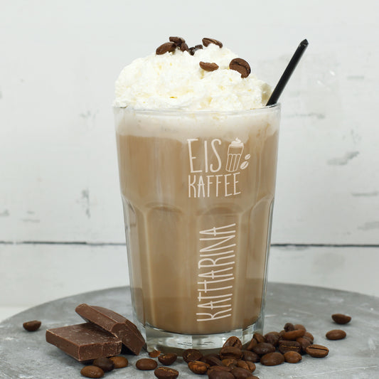 Trinkglas Eiskaffee