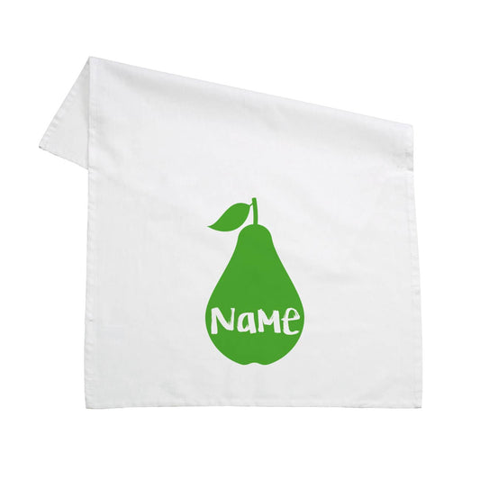 Geschirrtuch mit grüner Birne