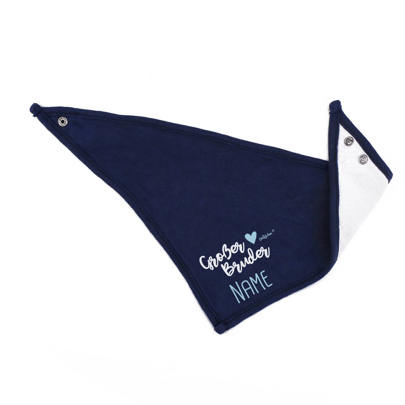 Kinder Halstuch mit Namensaufdruck