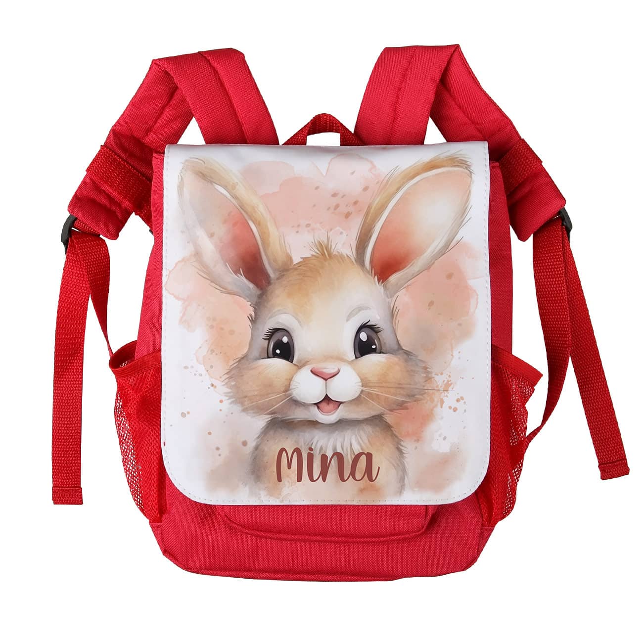 Kindergarten-Rucksack mit Hase und Name