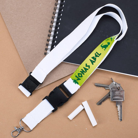 Schlüsselband mit Dinosauriermotiv