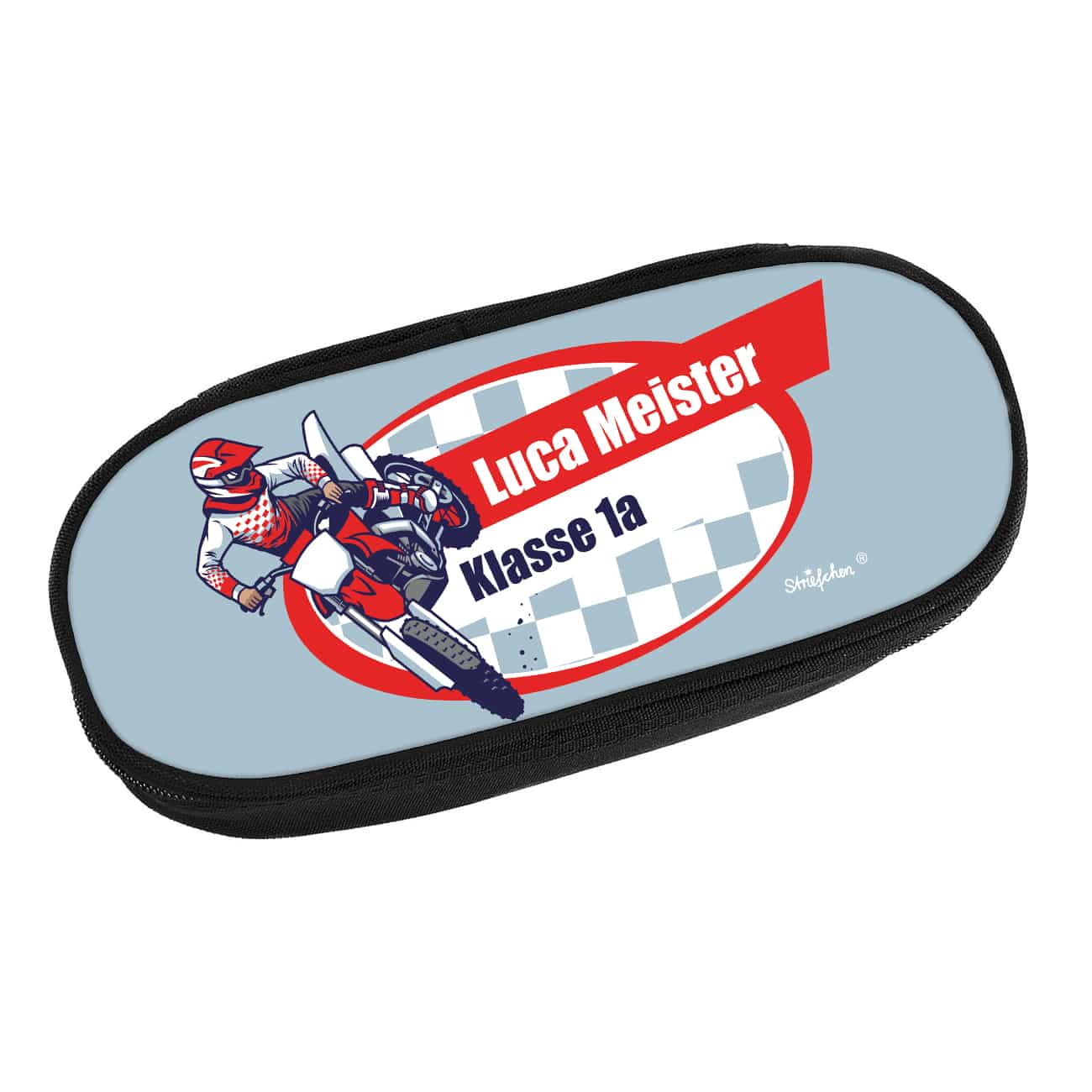 personalisierte Stiftebox mit Wunschname und Wunschtext