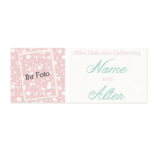 Tischläufer in zwei Längen mit Foto