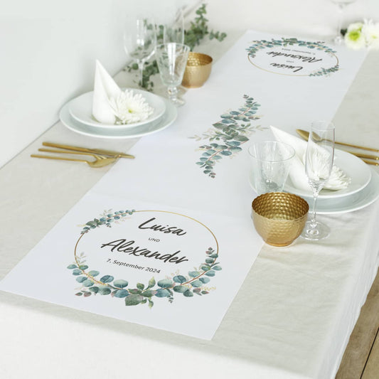 Eukalyptus Motiv personalisiert mit Namen & Datum