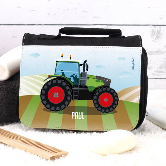 Traktor - Kulturtasche mit Name