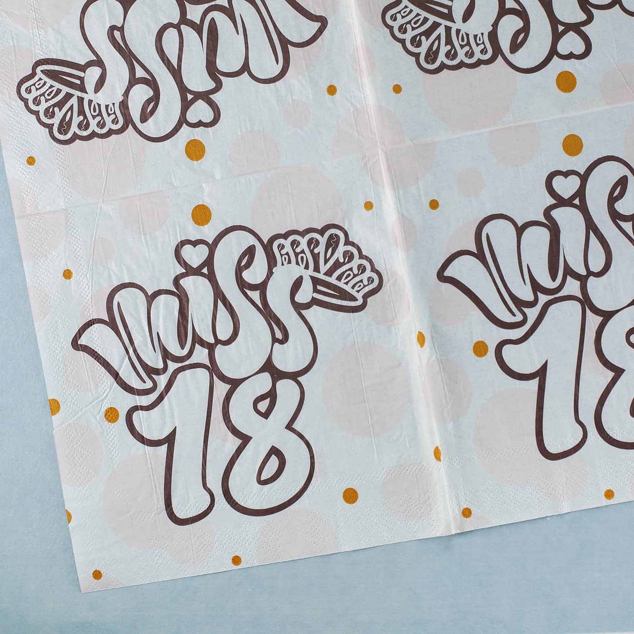 Servietten zum 18. Geburtstag