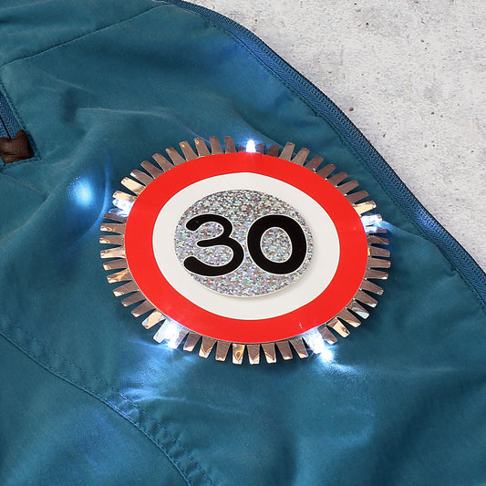 LED- Blink-Button zum Geburtstag