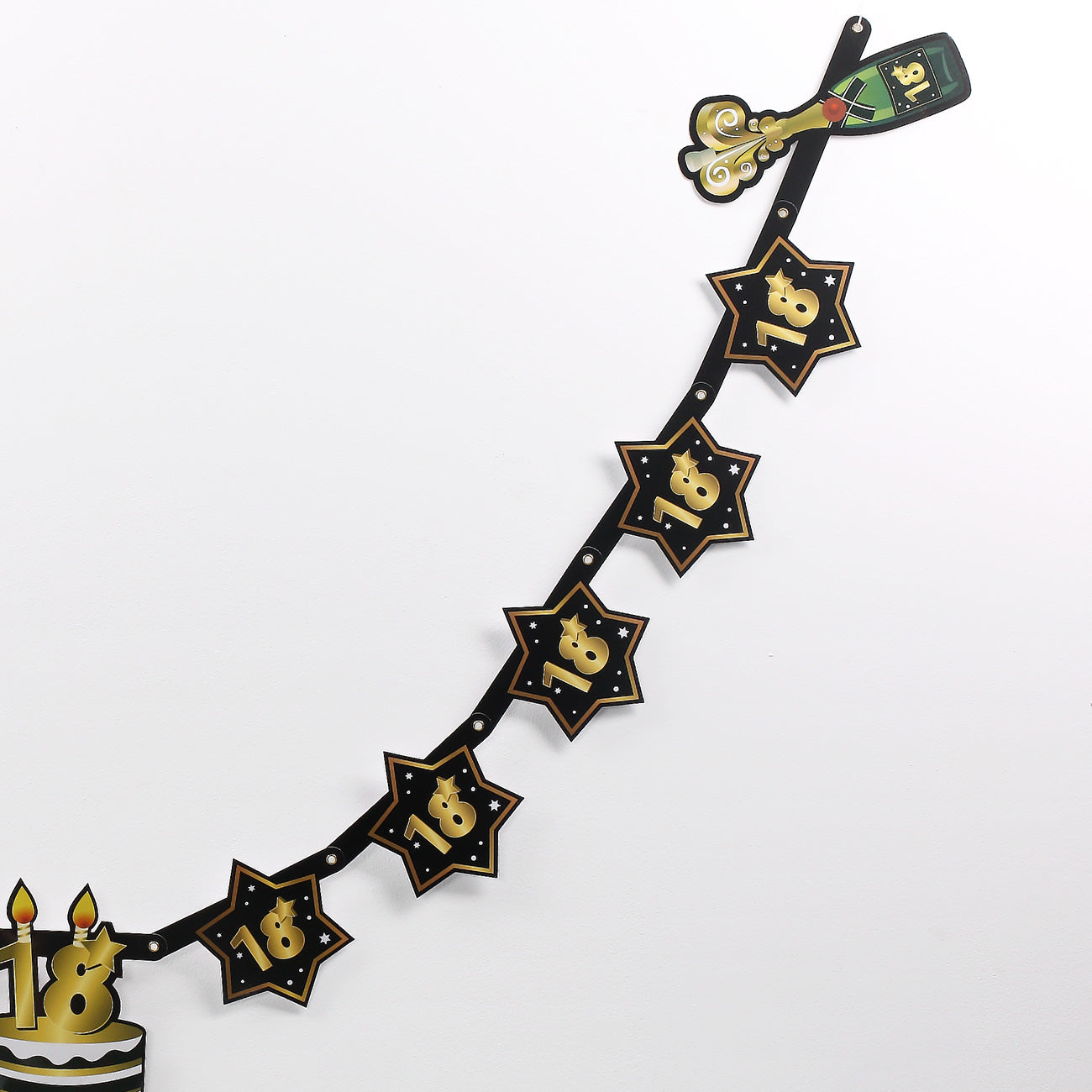 Geburtstagsgirlande zum18. - Star