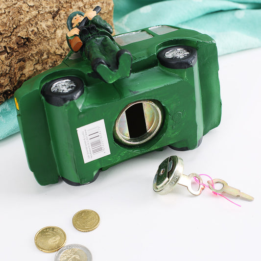 Unterseite mit Schloss und 2 Schlüssel