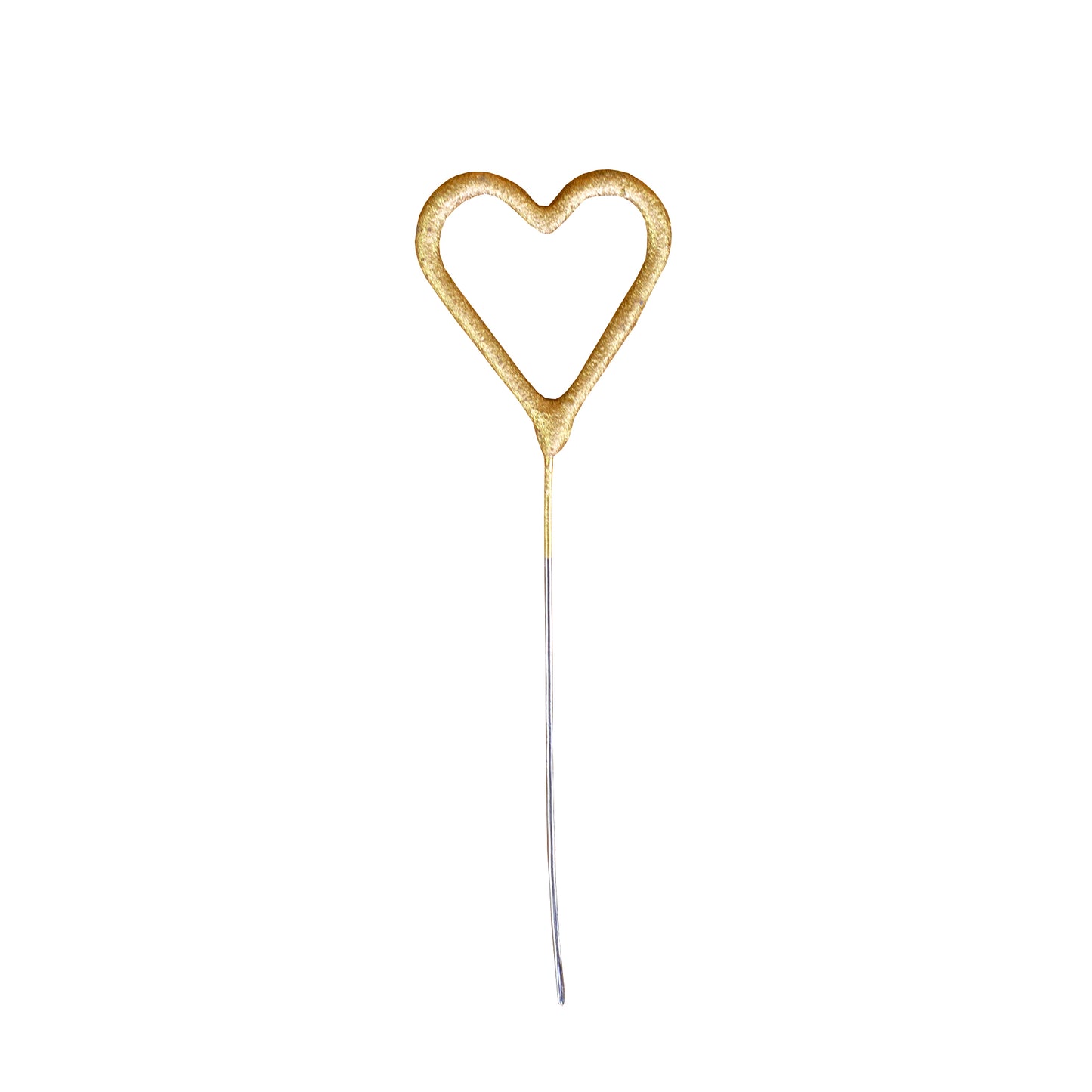 Mini Wunderkerze Herz gold