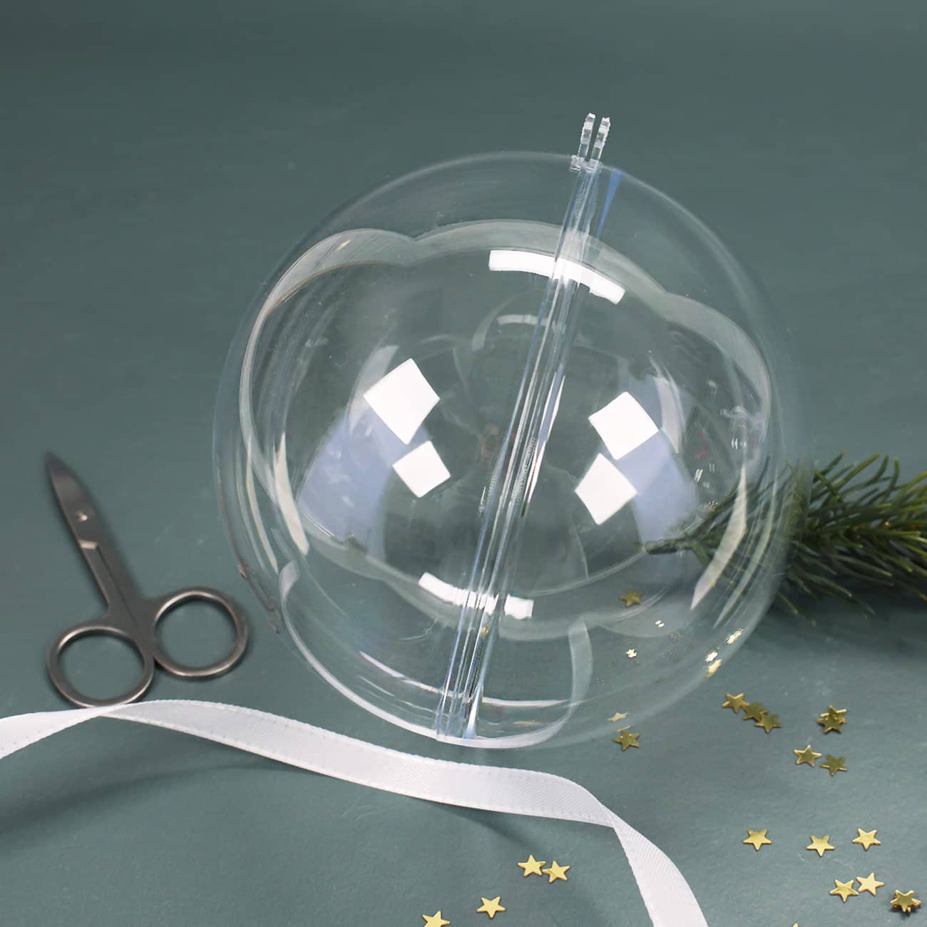 Transparente Kugeln zur eigenen Gestaltung