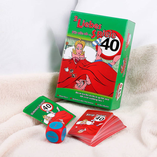 3 Liebes-Spiele zum 40. Geburtstag