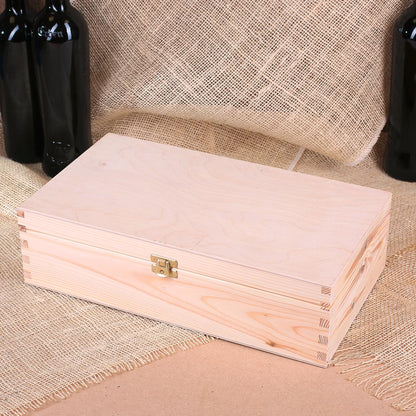 edle Holzverpackung mit Verschluss