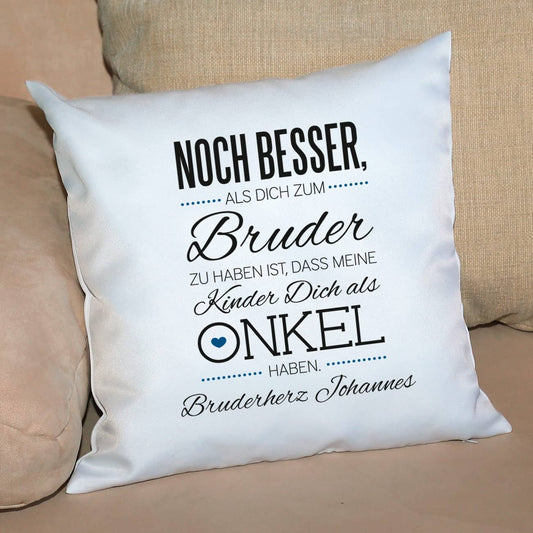 Kuschelkissen für den Onkel