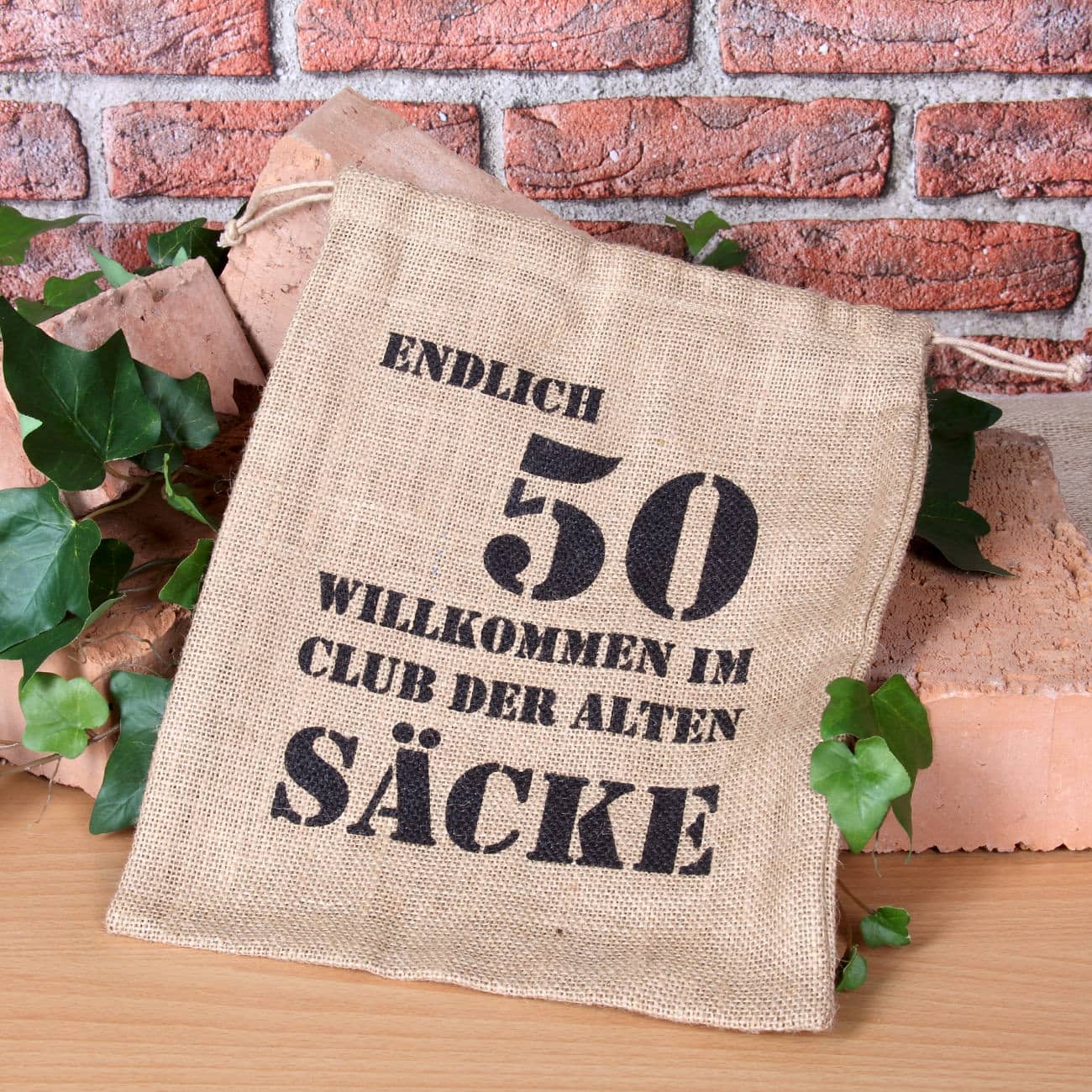 Alter Sack zum 50. Geburtstag