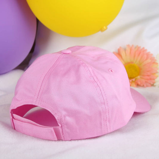 Basecap mit Wunschnamen und Pferd, rosa