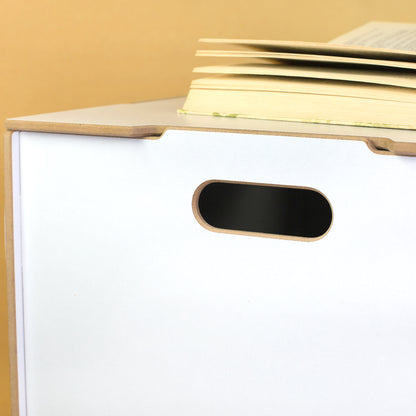 Personalisierte Rollbox aus Holz von clipfritz mit Einhorn & Prinzessin | Spielzeugkiste für Mädchen