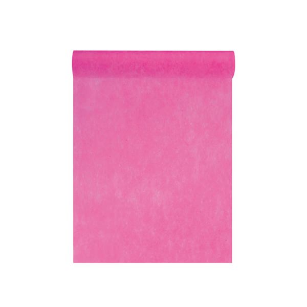Deko Tischläufer aus Vlies in Pink - 1000 cm x 30 cm