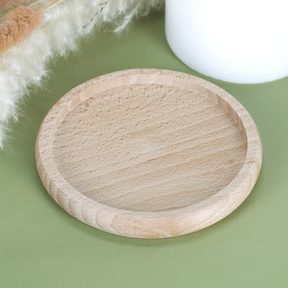 Glasabdeckung aus Holz individuell mit Ihren Wunschtexten graviert