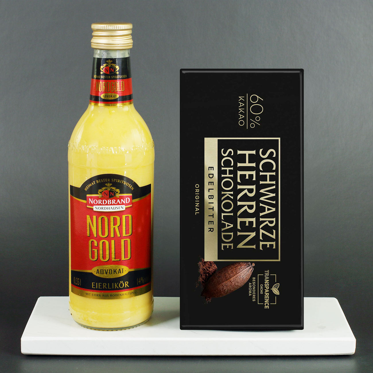 Geschenkkorb für Männer mit persönlichem Druck und verschiedenen Füllungen