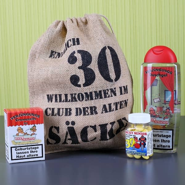 Geschenkset zum 30. Geburtstag