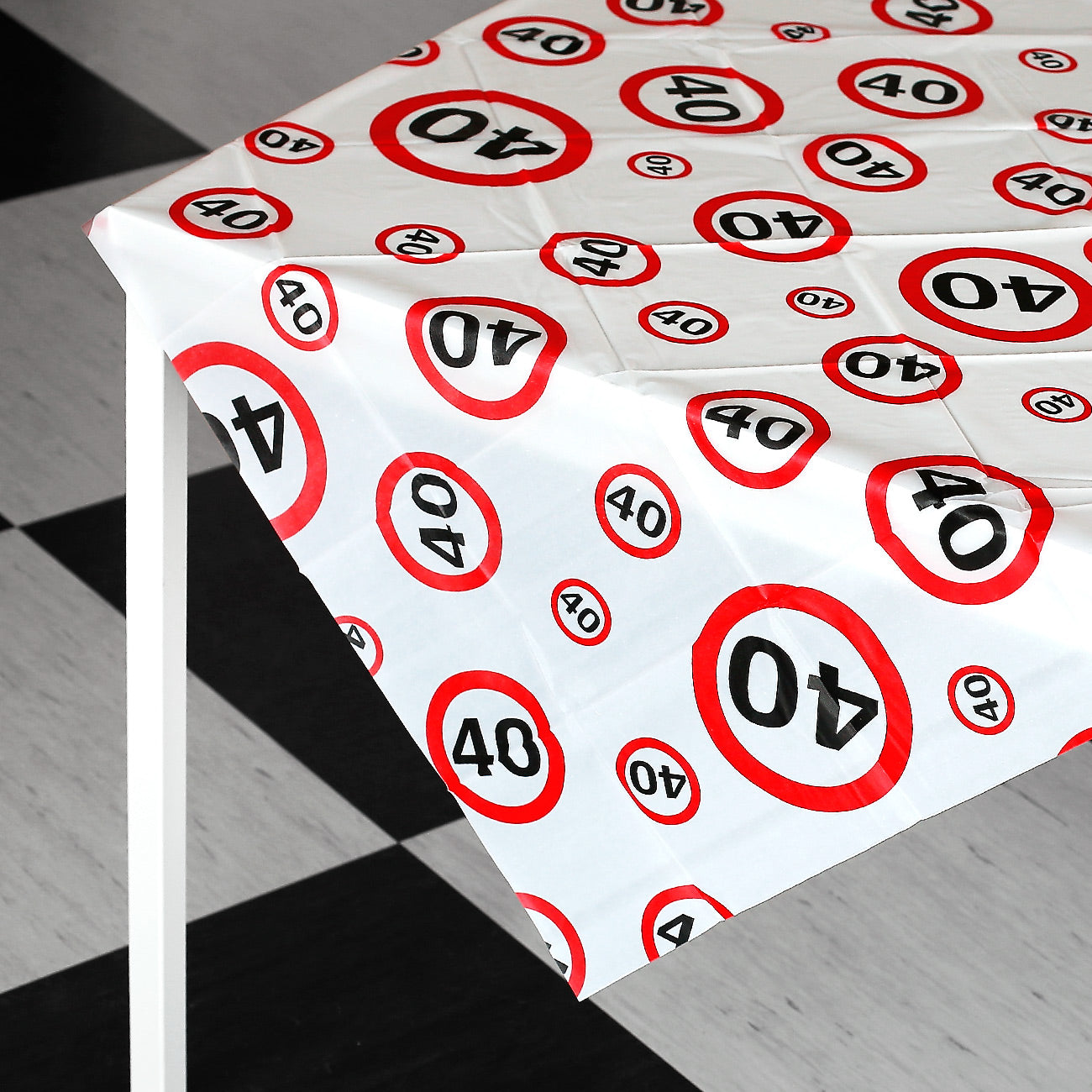 Party-Tischdecke zum 40. Geburtstag