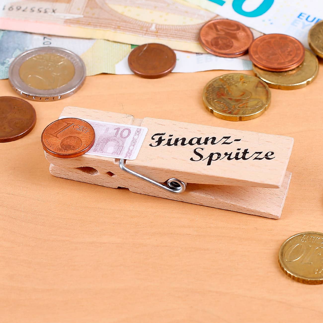 Geldklammer Finanzspritze