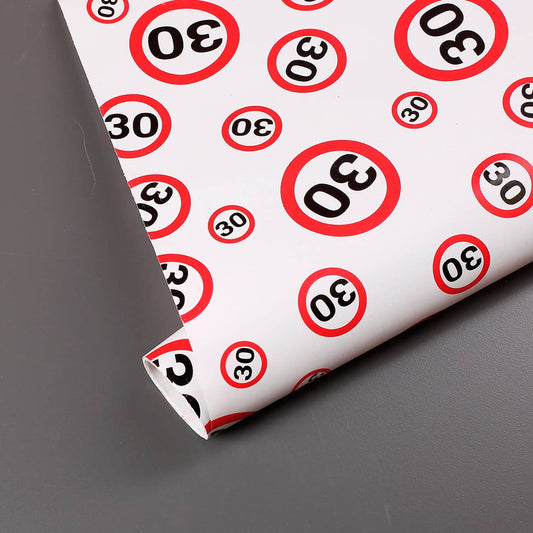 Geschenkpapier zum 30. Geburtstag
