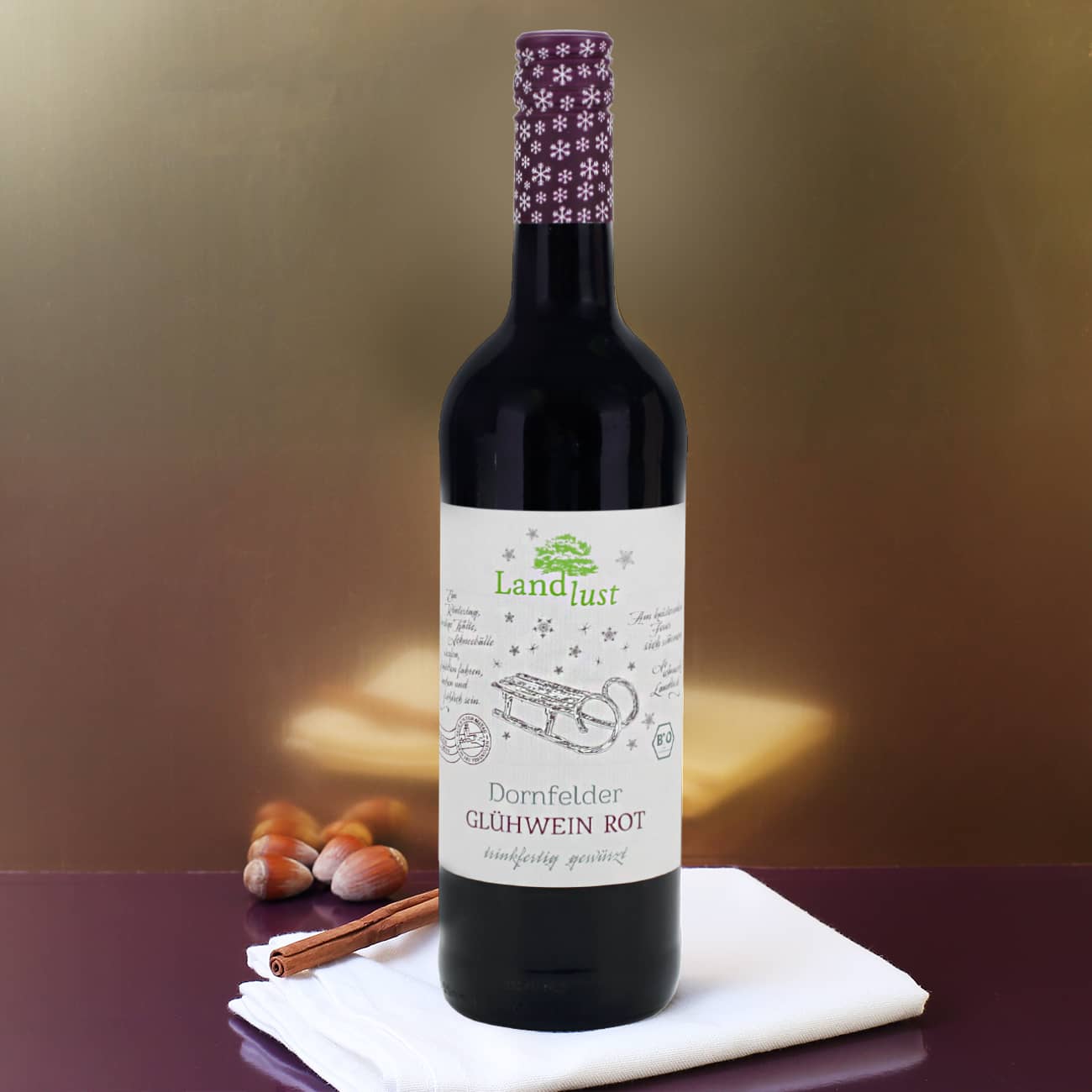 Glühwein mit persönlicher Geschenkbox zu Weihnachten