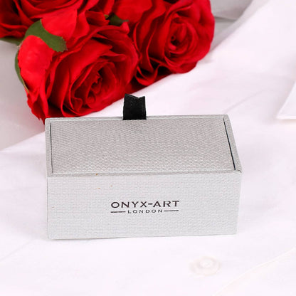 Just Married Manschettenknöpfe in Silber