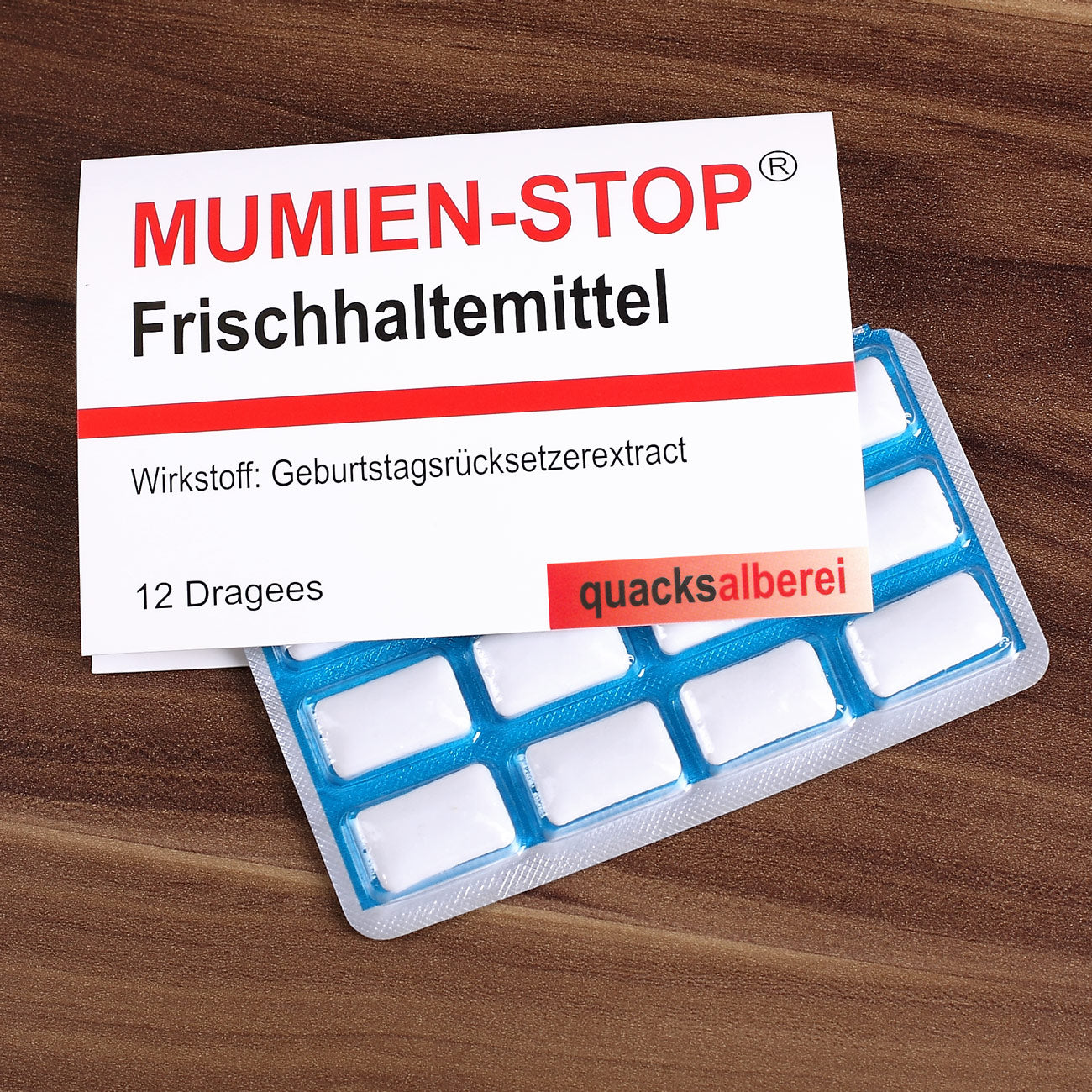 Mumien-Stop Frischhaltemittel Kaugummi