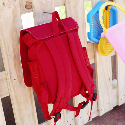 Kinder-Rucksack mit Tieren des Waldes und Name