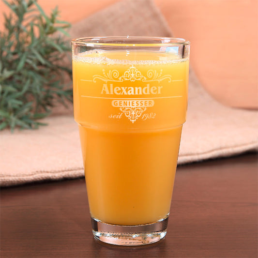 Leonardo Trinkglas mit feiner Gravur nach Ihren Angaben