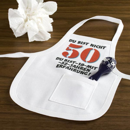 lustiger Spruch zum 50. als Aufdruck