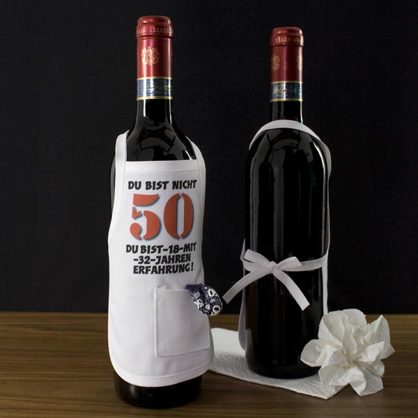 Mini Schürze zum 50. Geburtstag
