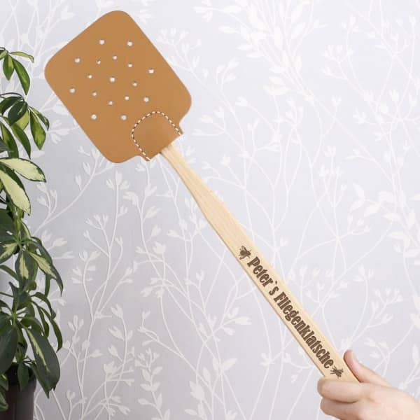 Fliegenklatsche aus Holz