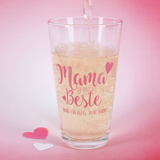 Trinkglas für die beste Mama