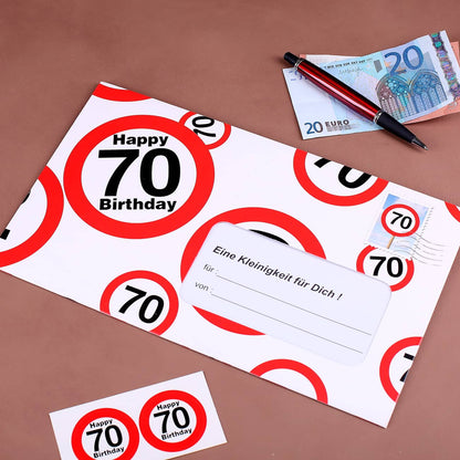 XXL Geldumschlag zum 70.