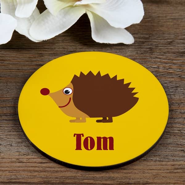 gelb mit Igel