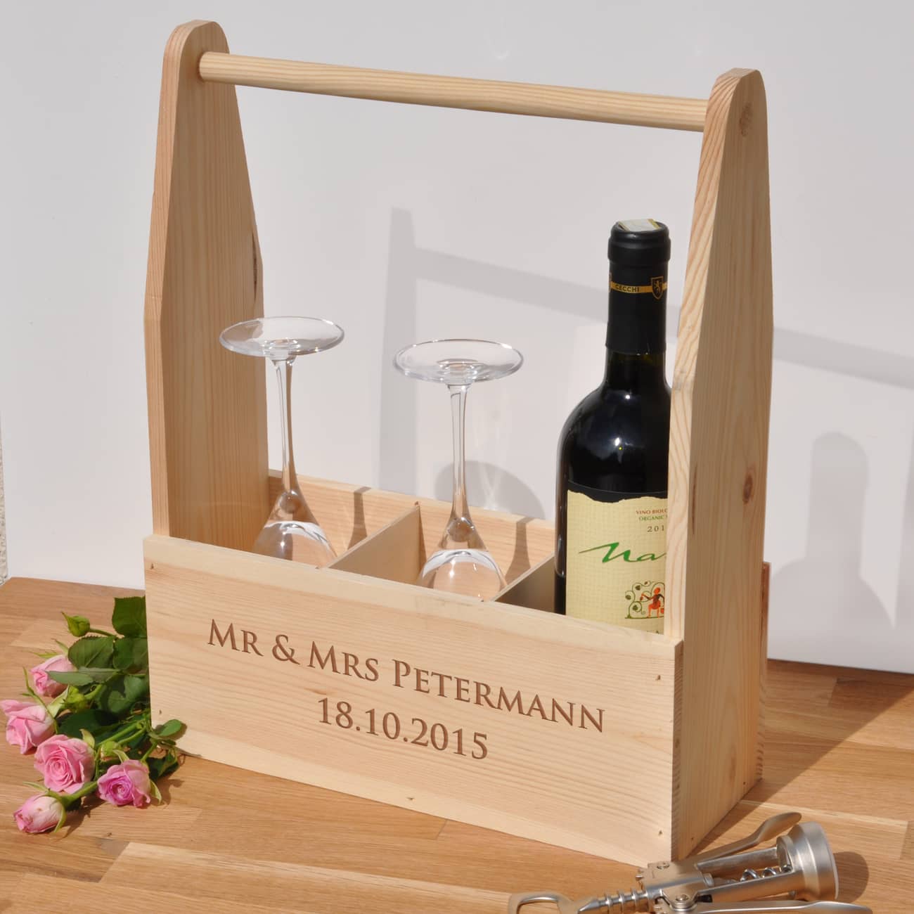 persönlicher Träger aus Holz