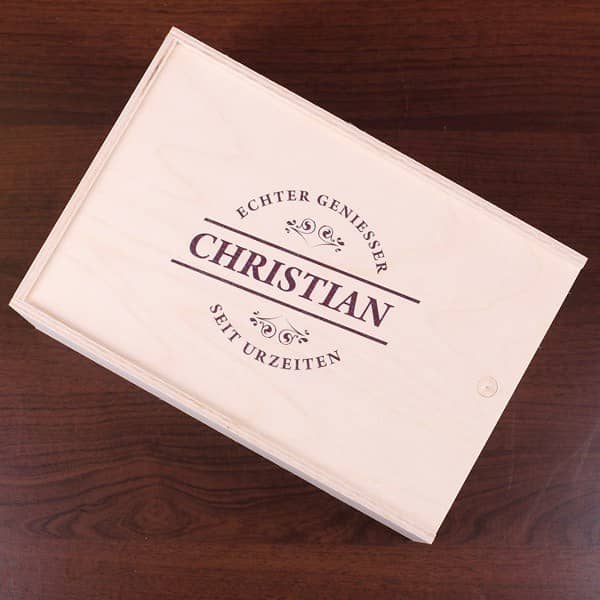 Whisky Geschenkbox mit individuellem Druck