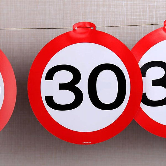 Girlande zum 30. Geburtstag