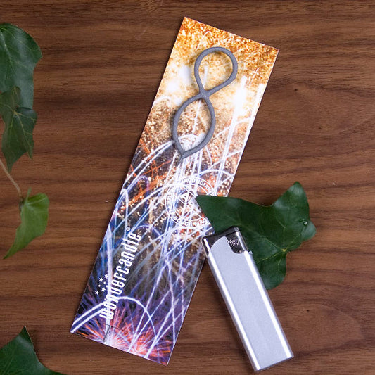 Wunderkerze Zahl "8" als Überraschung