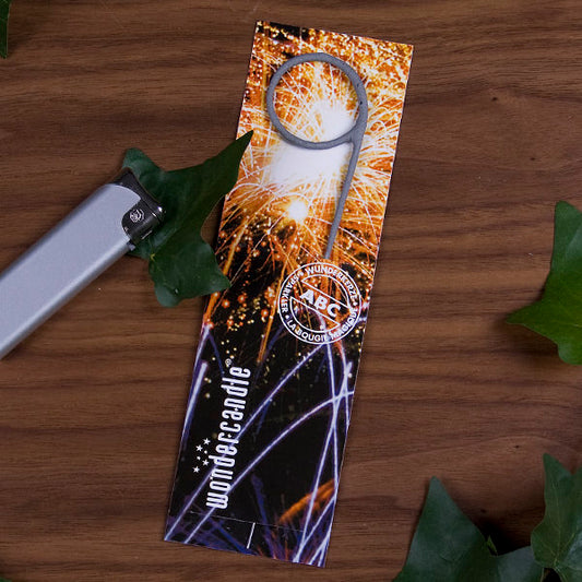 Wunderkerze Zahl "9" als Überraschung