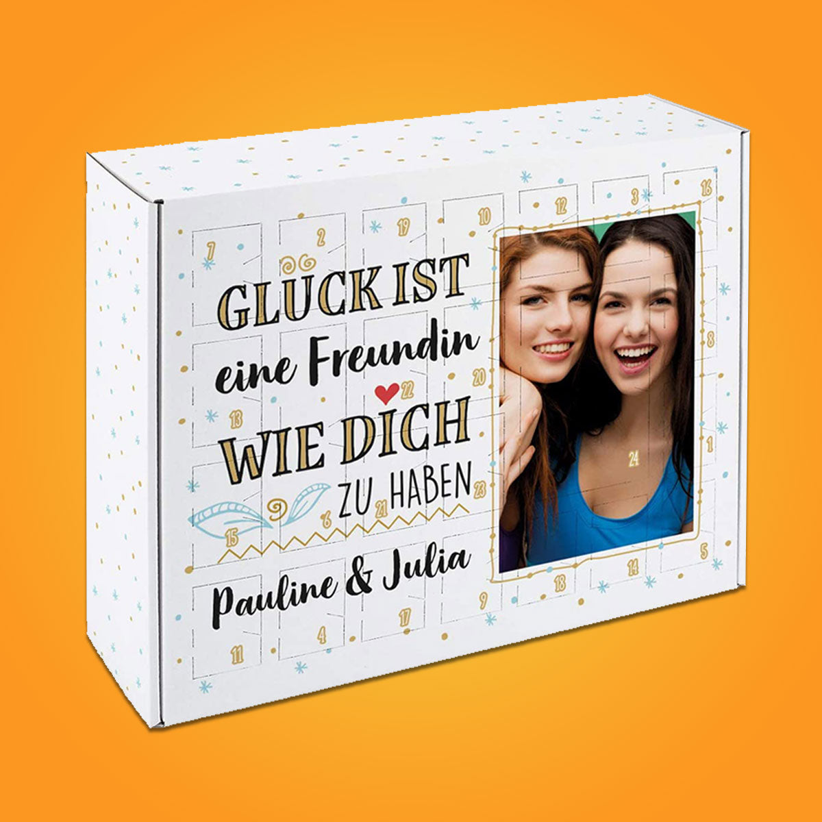 Foto Adventskalender DIY Glück ist