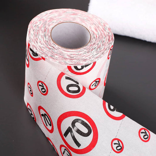 bedrucktes Klopapier Achtung 70