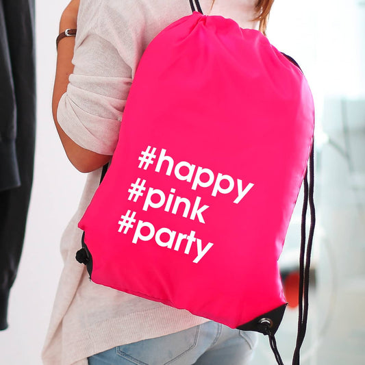 hashtagbag in pink mit eigener message