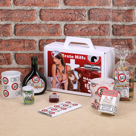 Erste Hilfe Koffer zum 60. Geburtstag