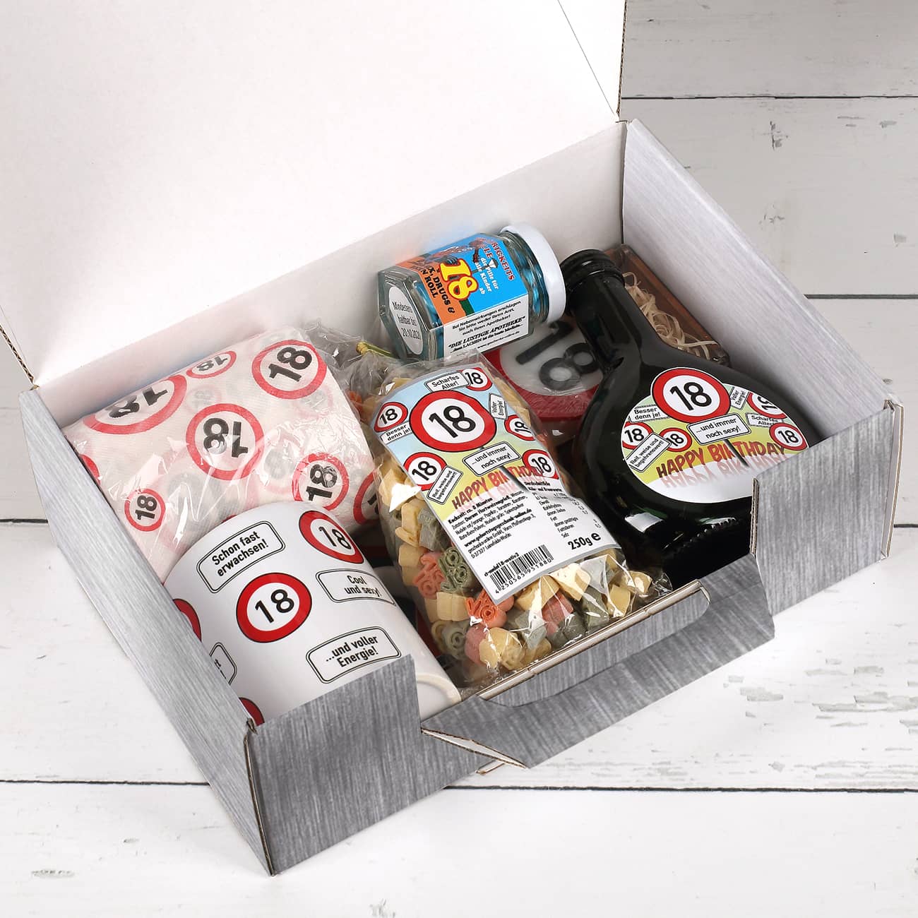 Geschenkset mit Verpackung
