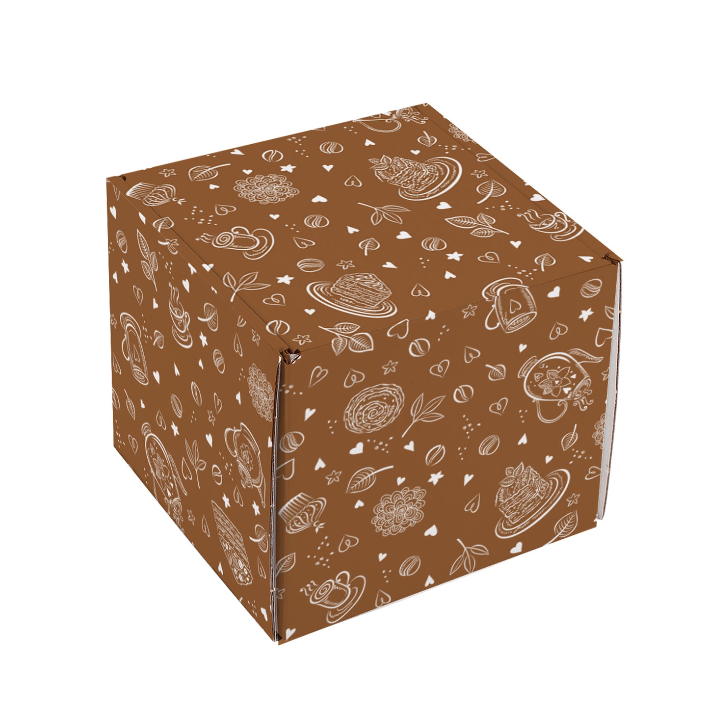 Kaffee-Geschenkbox freigestellt auf weißem Hintergrund – saubere Produktdarstellung.